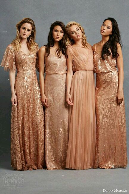 ¡bridesmaids en plateado-gris! - 2