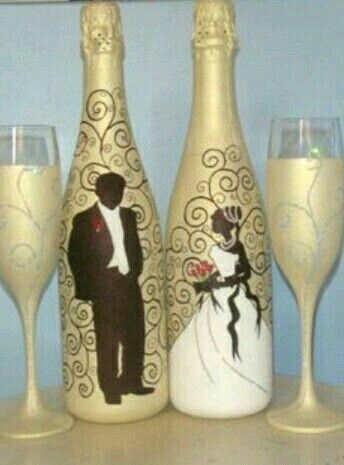 Copas decoradas en dorado - 13