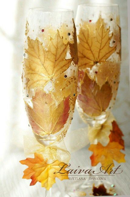 Copas decoradas en dorado - 15