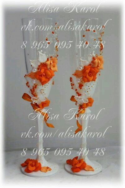 Con decoradas en naranja - 22