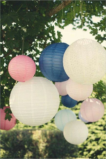 Color de adornos en lugar de la fiesta - 9