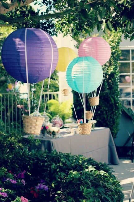 Decoración con lamparas de papel - 4