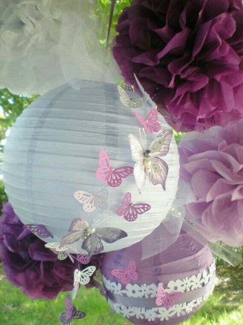 Decoración con lamparas de papel - 23