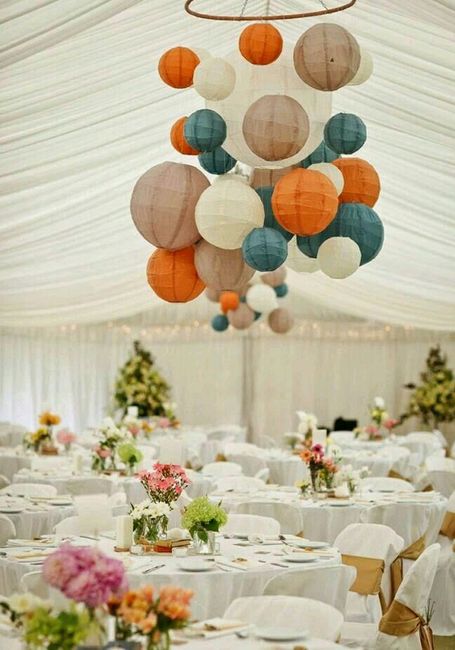Decoración con lamparas de papel - 40