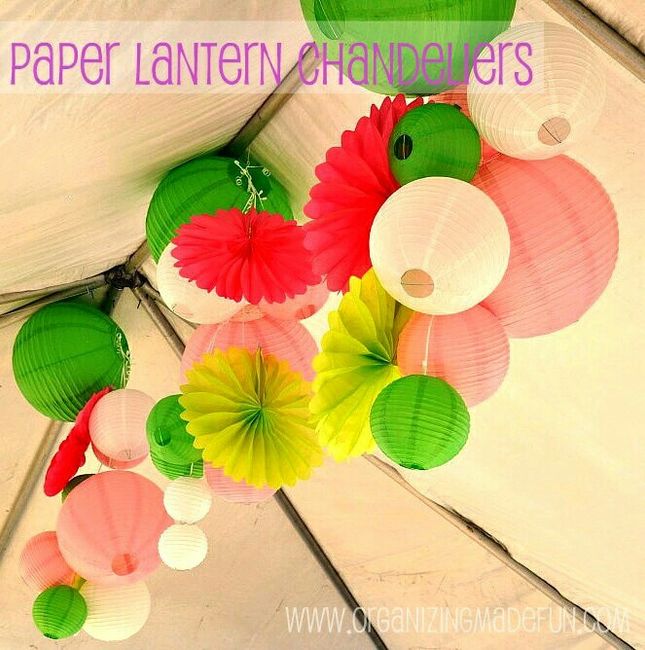 Decoración con lamparas de papel - 55