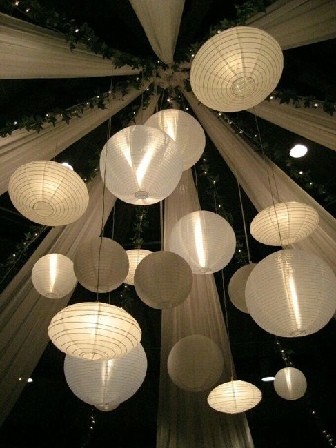 Decoración con lamparas de papel - 57