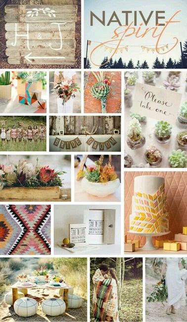 Ideas para una boda tribal - 61