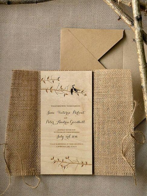 Ideas con madera para su boda - 82