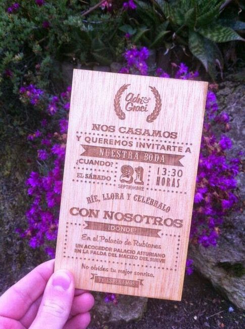 Ideas con madera para su boda - 83