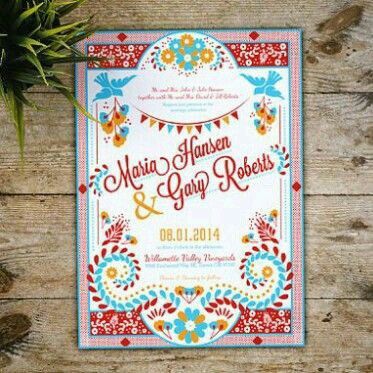  Invitaciones mexicanas y en  rojo - 27