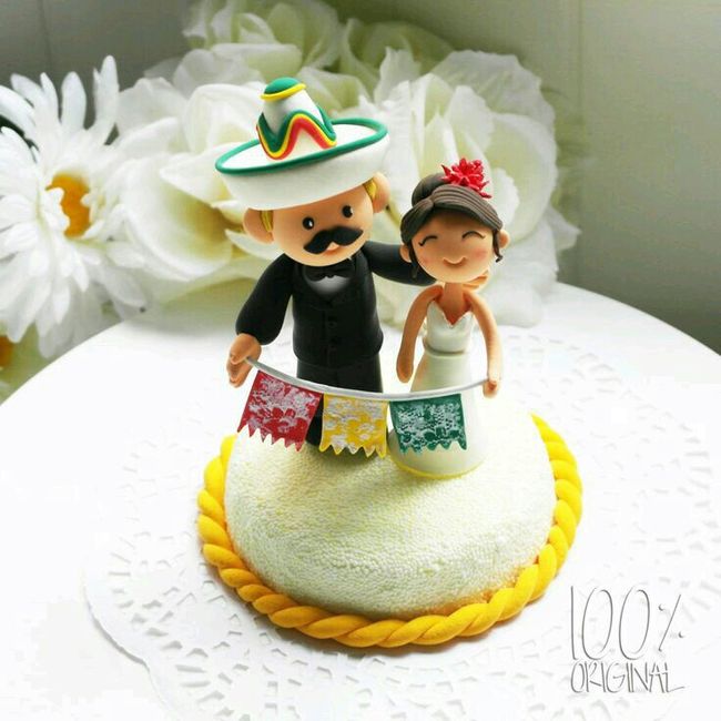  Mas de 80 ideas para cake toppers mexicanos - 2