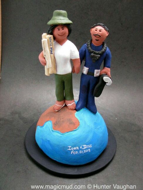 Cake toppers y pasteles viajeros - 13