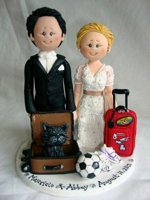 Cake toppers y pasteles viajeros - 27