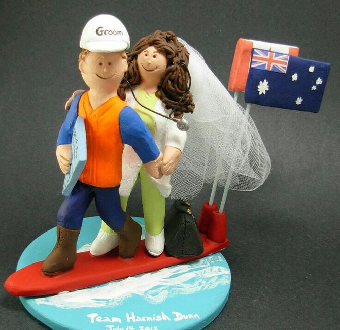  Cake toppers de parejas internacionales - 21