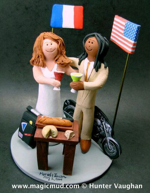  Cake toppers de parejas internacionales - 43