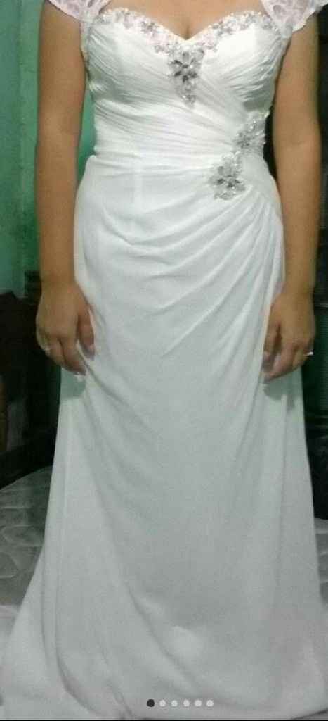 Vestido largo para boda civil - 1