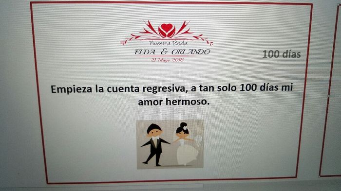 Ayuda! diy con frases a 100 días? - 1