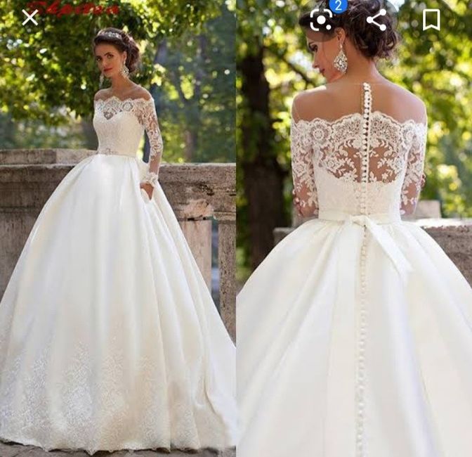 ¿Cuántas ⭐ le das a este vestido de novia?🎁 1
