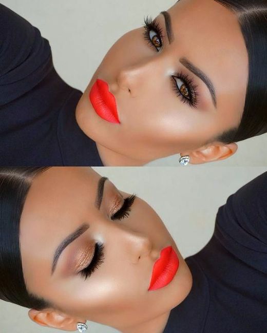 este maquillaje tmb se ve hermoso 