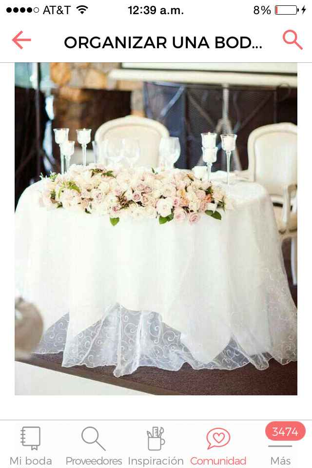 Mesa de novios! - 2