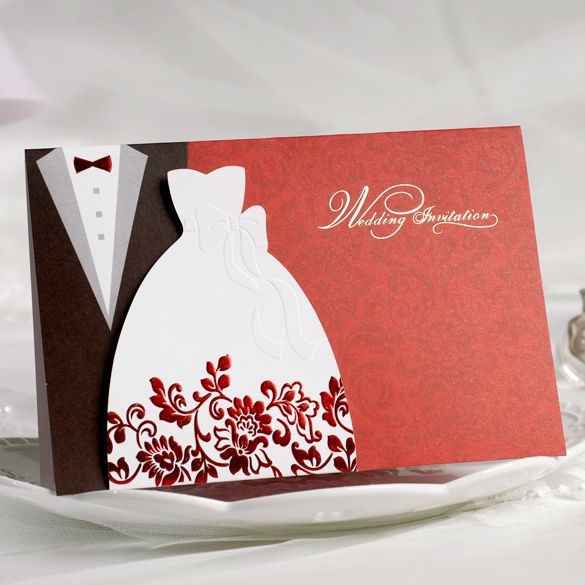 Invitaciones en forma de novios - 4