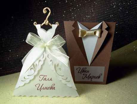 Invitaciones en forma de novios - 7