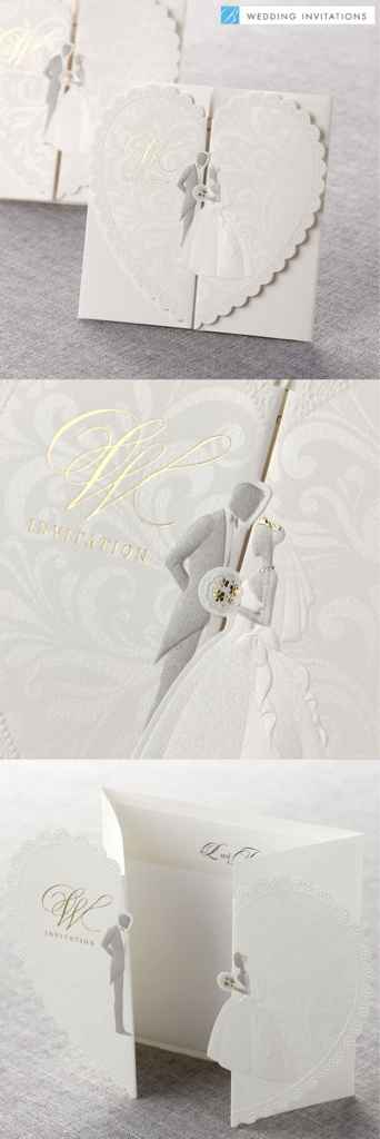Invitaciones en forma de novios - 8