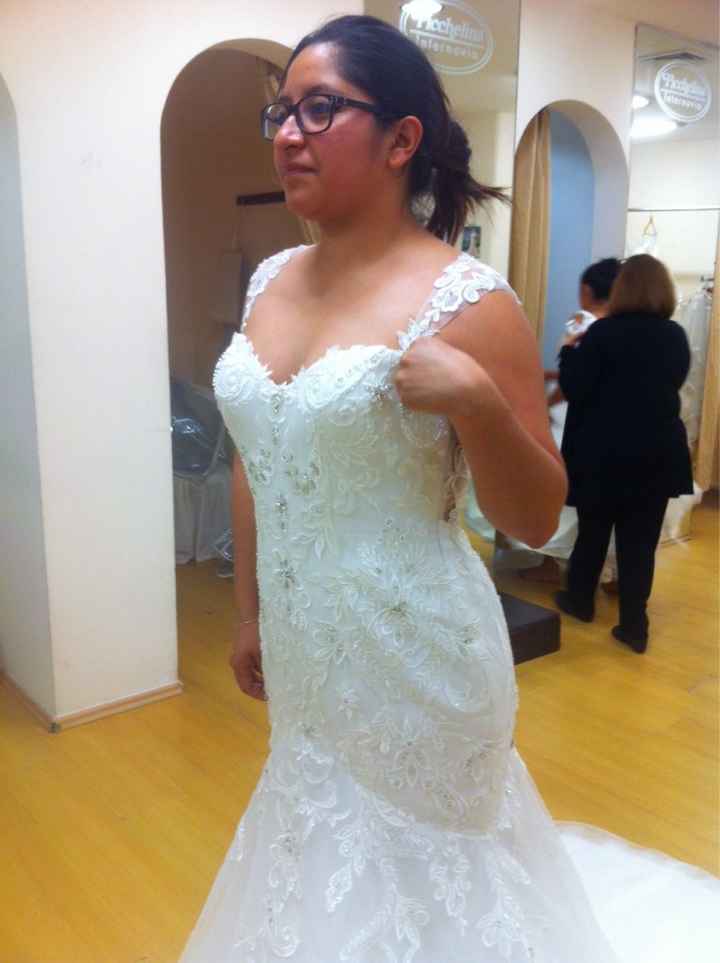  y con ustedes... mi vestido !! - 6