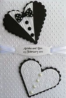 Invitaciones en forma de novios - 11
