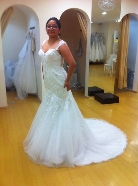  y con ustedes... mi vestido !! - 5