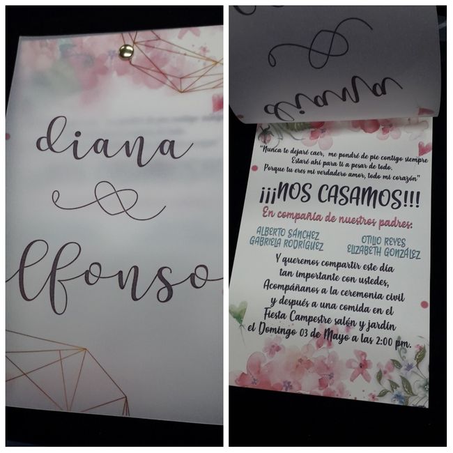 ¿Cuál es el precio justo de las invitaciones? 1