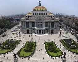 El hermoso palacio de  Bellas Artes