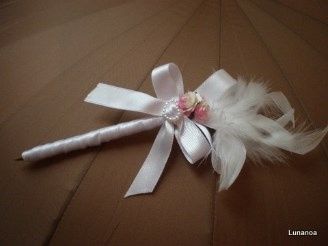Plumas con liston y plumas