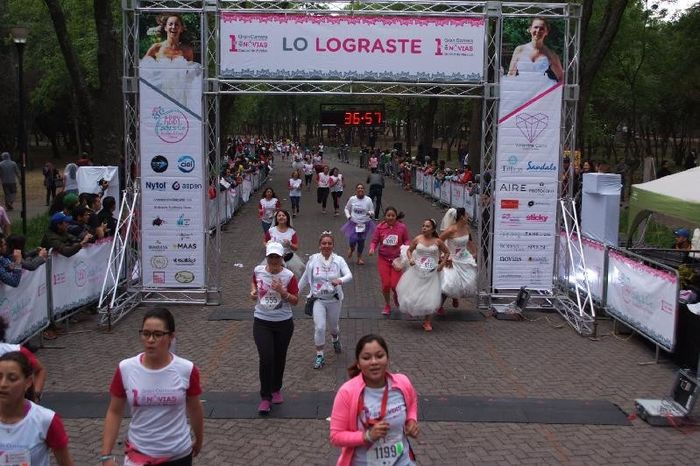 Yo casi llegando a la meta 