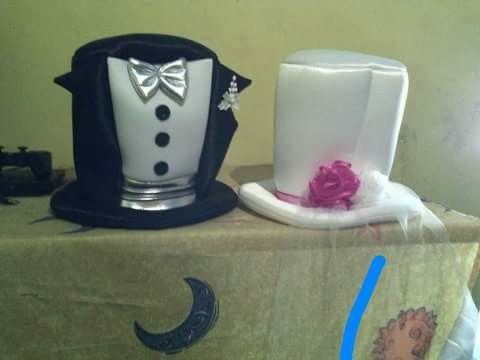 Nuestros sombreritos de mr & mrs - 3