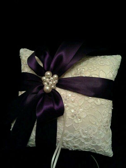 Cojines para reclinatorio de novios 2