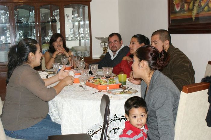 Despues de la pedida a disfrutar con la familia