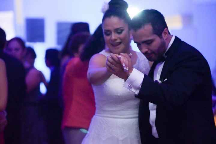 En pleno baile