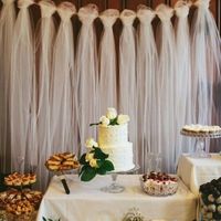 Tul en la mesa nupcial - 1