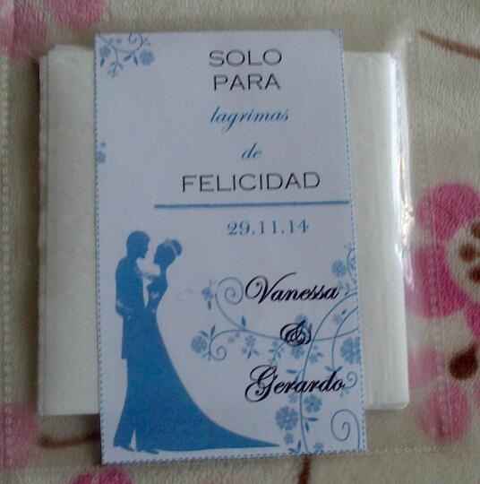 Nuestros pañuelos para lagrimas de felicidad