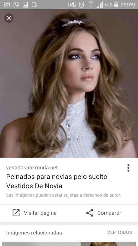 Peinado con cabello suelto o recogido ???? - 2