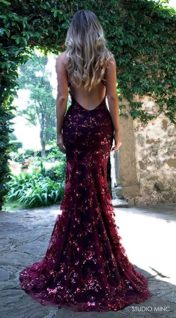 vestido brillo dama