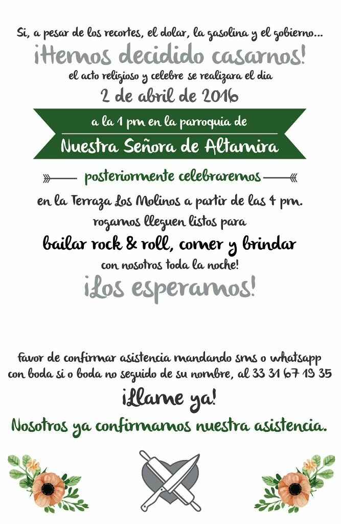 Mis invitaciones - 2