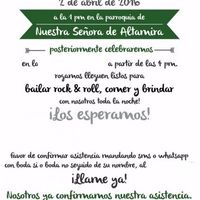 información de la fiesta