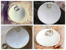 Diy de porta anillos de matrimonio - 5