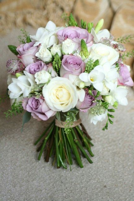 Ramos de novia en morado 22
