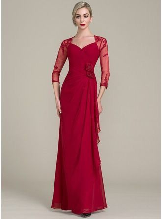 Vestidos rojos para la mama de la novia 7
