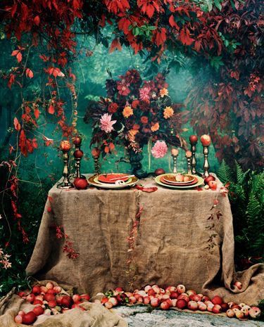  Mesa de novios en rojo - 5