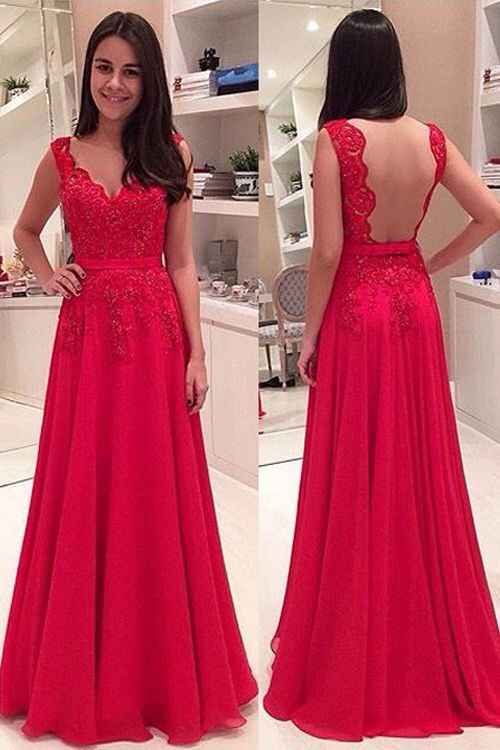  Vestidos rojos para la mama de la novia - 2