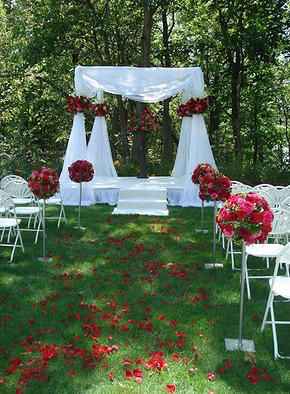  Decoración de boda en rojo - 14